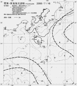 一都三県漁海況速報、関東・東海海況速報(2008/07/18)