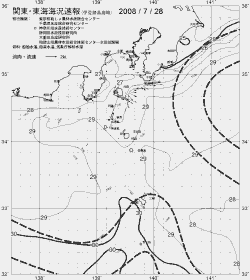 一都三県漁海況速報、関東・東海海況速報(2008/07/28)