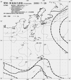 一都三県漁海況速報、関東・東海海況速報(2008/07/29)