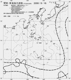 一都三県漁海況速報、関東・東海海況速報(2008/08/16)