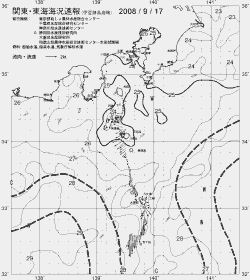 一都三県漁海況速報、関東・東海海況速報(2008/09/17)