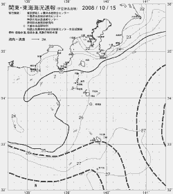 一都三県漁海況速報、関東・東海海況速報(2008/10/15)