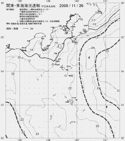 一都三県漁海況速報、関東・東海海況速報(2008/11/26)