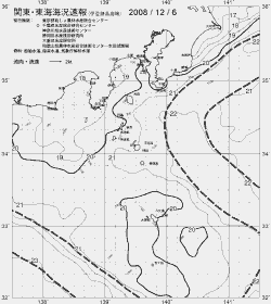 一都三県漁海況速報、関東・東海海況速報(2008/12/06)