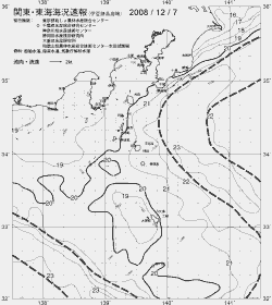 一都三県漁海況速報、関東・東海海況速報(2008/12/07)