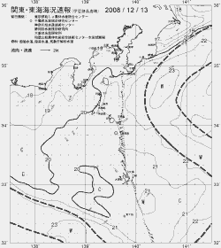 一都三県漁海況速報、関東・東海海況速報(2008/12/13)