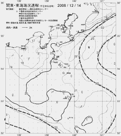 一都三県漁海況速報、関東・東海海況速報(2008/12/14)