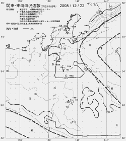 一都三県漁海況速報、関東・東海海況速報(2008/12/22)