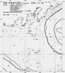 一都三県漁海況速報、関東・東海海況速報(2008/12/28)