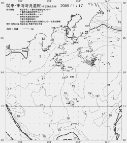 一都三県漁海況速報、関東・東海海況速報(2009/01/17)