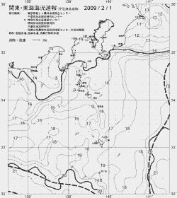 一都三県漁海況速報、関東・東海海況速報(2009/02/01)