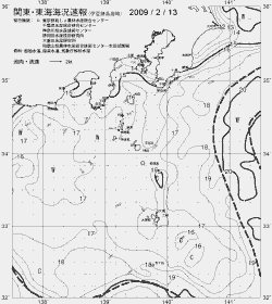 一都三県漁海況速報、関東・東海海況速報(2009/02/13)