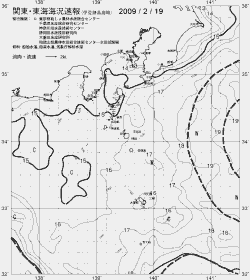 一都三県漁海況速報、関東・東海海況速報(2009/02/19)