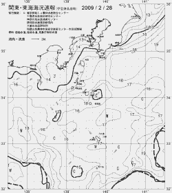 一都三県漁海況速報、関東・東海海況速報(2009/02/28)