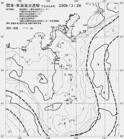一都三県漁海況速報、関東・東海海況速報(2009/03/29)