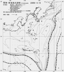 一都三県漁海況速報、関東・東海海況速報(2009/04/06)