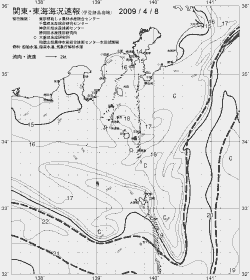 一都三県漁海況速報、関東・東海海況速報(2009/04/08)