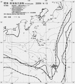 一都三県漁海況速報、関東・東海海況速報(2009/04/09)