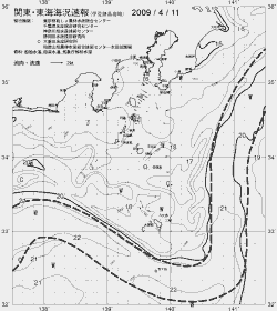 一都三県漁海況速報、関東・東海海況速報(2009/04/11)