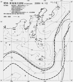 一都三県漁海況速報、関東・東海海況速報(2009/04/12)