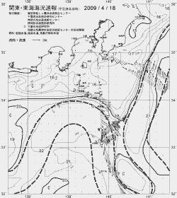 一都三県漁海況速報、関東・東海海況速報(2009/04/18)