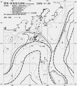 一都三県漁海況速報、関東・東海海況速報(2009/04/20)