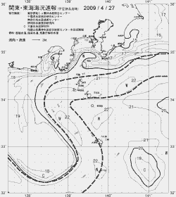 一都三県漁海況速報、関東・東海海況速報(2009/04/27)