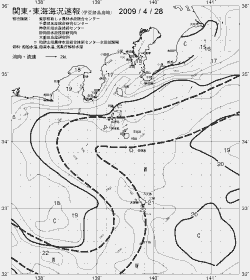 一都三県漁海況速報、関東・東海海況速報(2009/04/28)