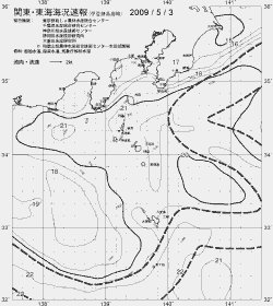 一都三県漁海況速報、関東・東海海況速報(2009/05/03)
