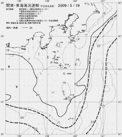一都三県漁海況速報、関東・東海海況速報(2009/05/19)