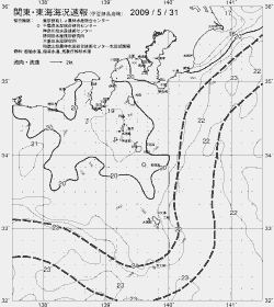 一都三県漁海況速報、関東・東海海況速報(2009/05/31)