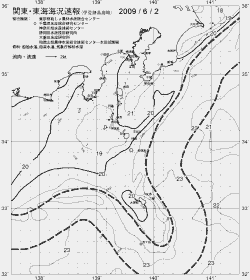 一都三県漁海況速報、関東・東海海況速報(2009/06/02)