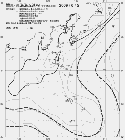 一都三県漁海況速報、関東・東海海況速報(2009/06/05)