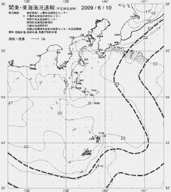 一都三県漁海況速報、関東・東海海況速報(2009/06/10)