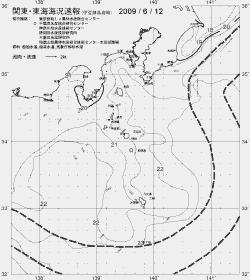 一都三県漁海況速報、関東・東海海況速報(2009/06/12)