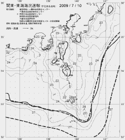 一都三県漁海況速報、関東・東海海況速報(2009/07/10)