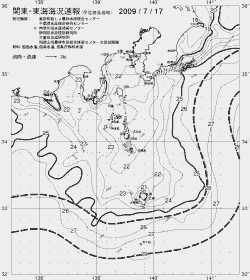 一都三県漁海況速報、関東・東海海況速報(2009/07/17)