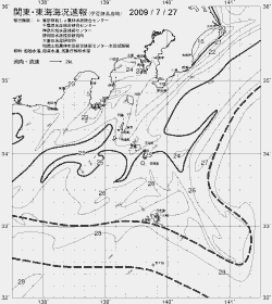 一都三県漁海況速報、関東・東海海況速報(2009/07/27)