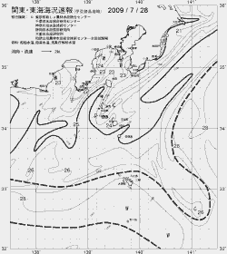 一都三県漁海況速報、関東・東海海況速報(2009/07/28)