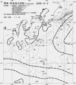 一都三県漁海況速報、関東・東海海況速報(2009/08/02)