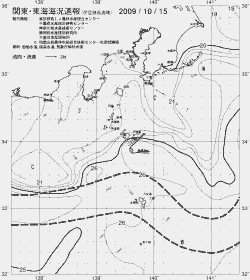 一都三県漁海況速報、関東・東海海況速報(2009/10/15)