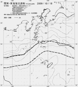 一都三県漁海況速報、関東・東海海況速報(2009/10/18)