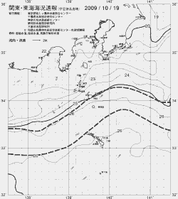 一都三県漁海況速報、関東・東海海況速報(2009/10/19)