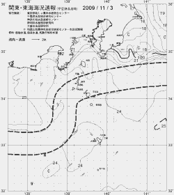 一都三県漁海況速報、関東・東海海況速報(2009/11/03)