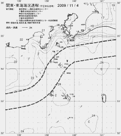 一都三県漁海況速報、関東・東海海況速報(2009/11/04)