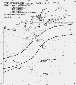 一都三県漁海況速報、関東・東海海況速報(2009/11/05)