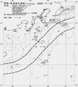 一都三県漁海況速報、関東・東海海況速報(2009/11/16)