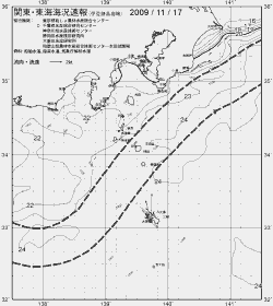 一都三県漁海況速報、関東・東海海況速報(2009/11/17)