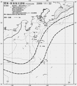 一都三県漁海況速報、関東・東海海況速報(2009/11/22)