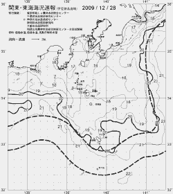 一都三県漁海況速報、関東・東海海況速報(2009/12/28)